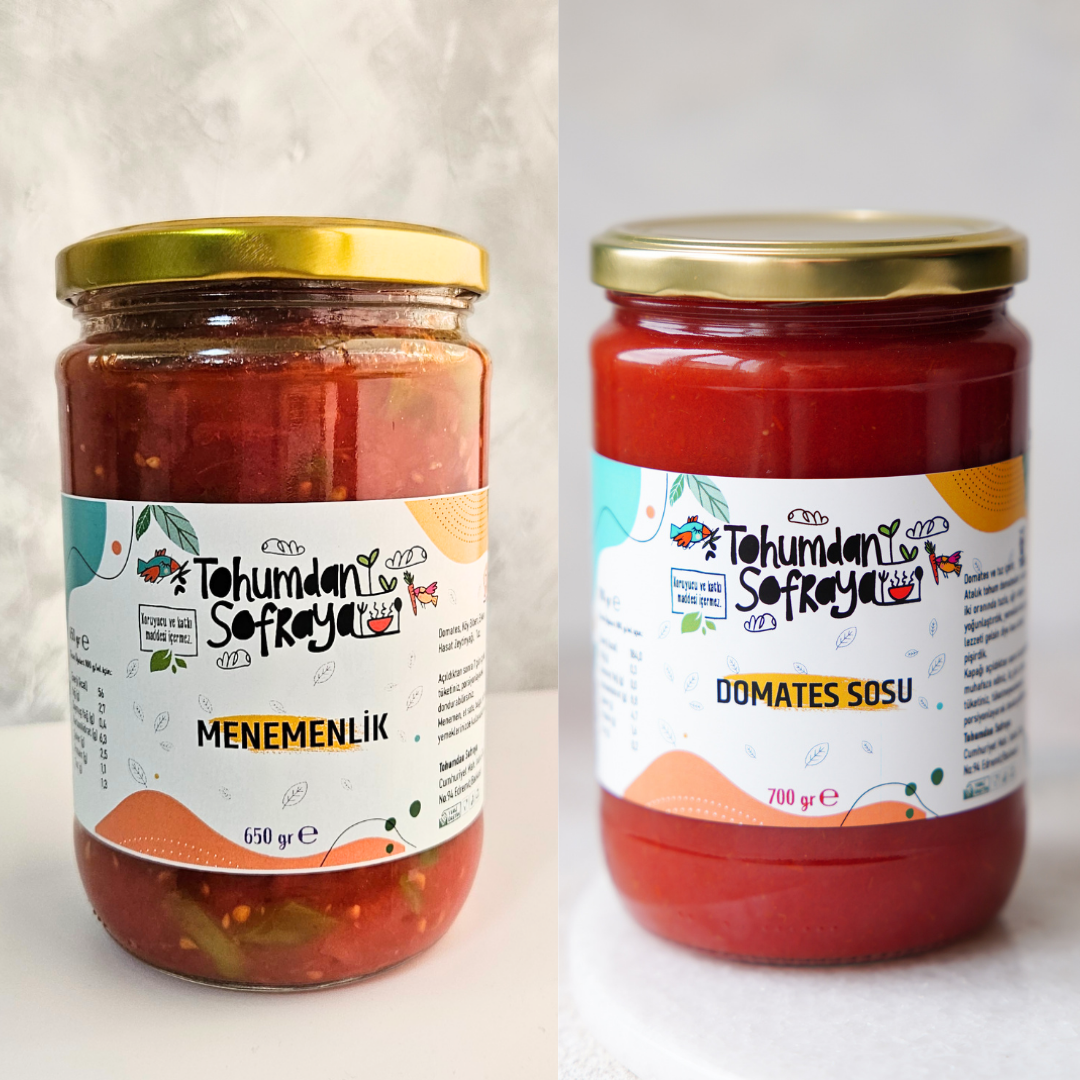 3 Domates Sosu 3 Menemenlik